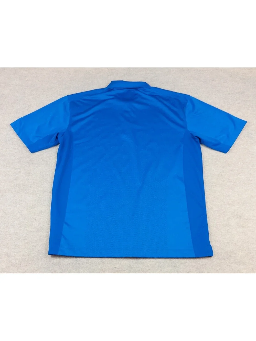 Nike Golf Fit Dry Blue Polyester Polo Shirt Large